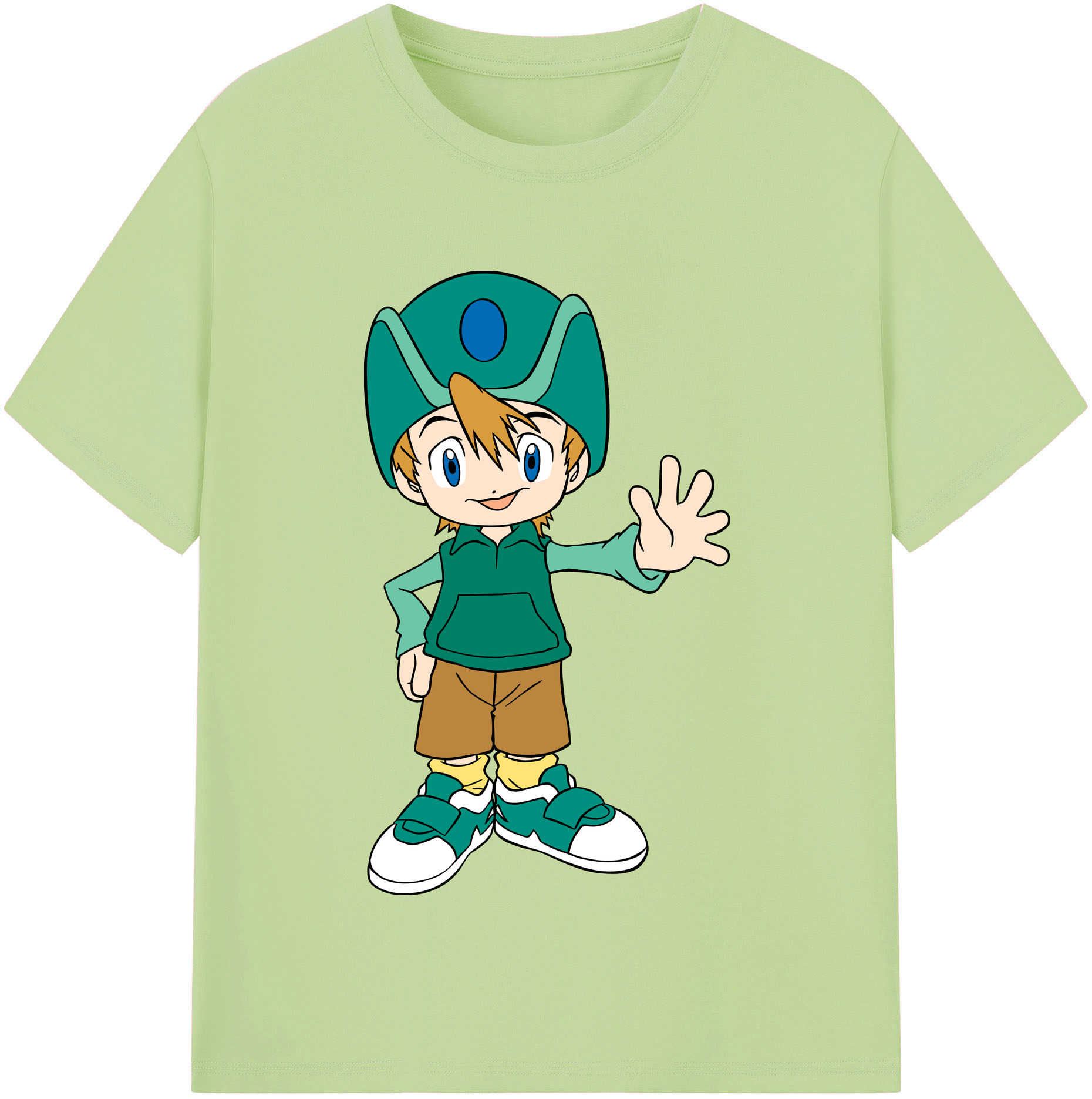 （画像用） Digimon デジタルモンスター/デジモン 綿100％半袖Tシャツ（フロントプリント）